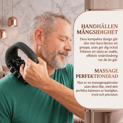NodeRoll – Elektrisk Rullmassager med Perkussionsteknik, Uppladdningsbar Helkroppsmassage