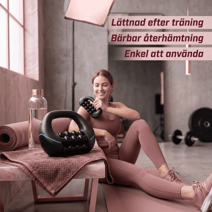 NodeRoll – Elektrisk Rullmassager med Perkussionsteknik, Uppladdningsbar Helkroppsmassage