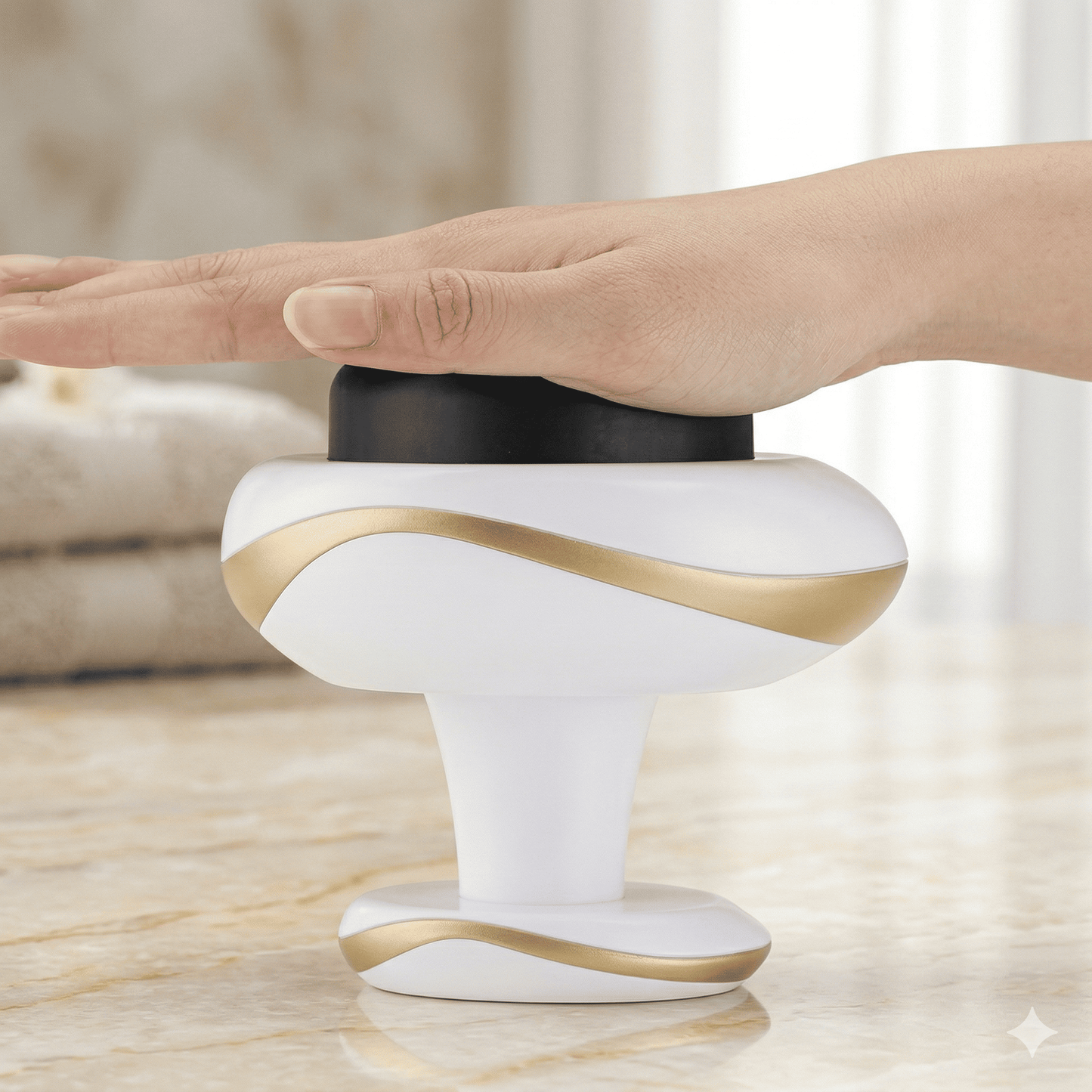 SculptWave – Elektrisk Guasha Koppningsmassageapparat med Värmefunktion, Vakuumsuction och Anti-Cellulitbehandling