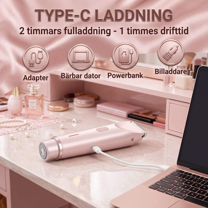 SilkEdge – Electric Razor for Women | 2-in-1 Waterproof