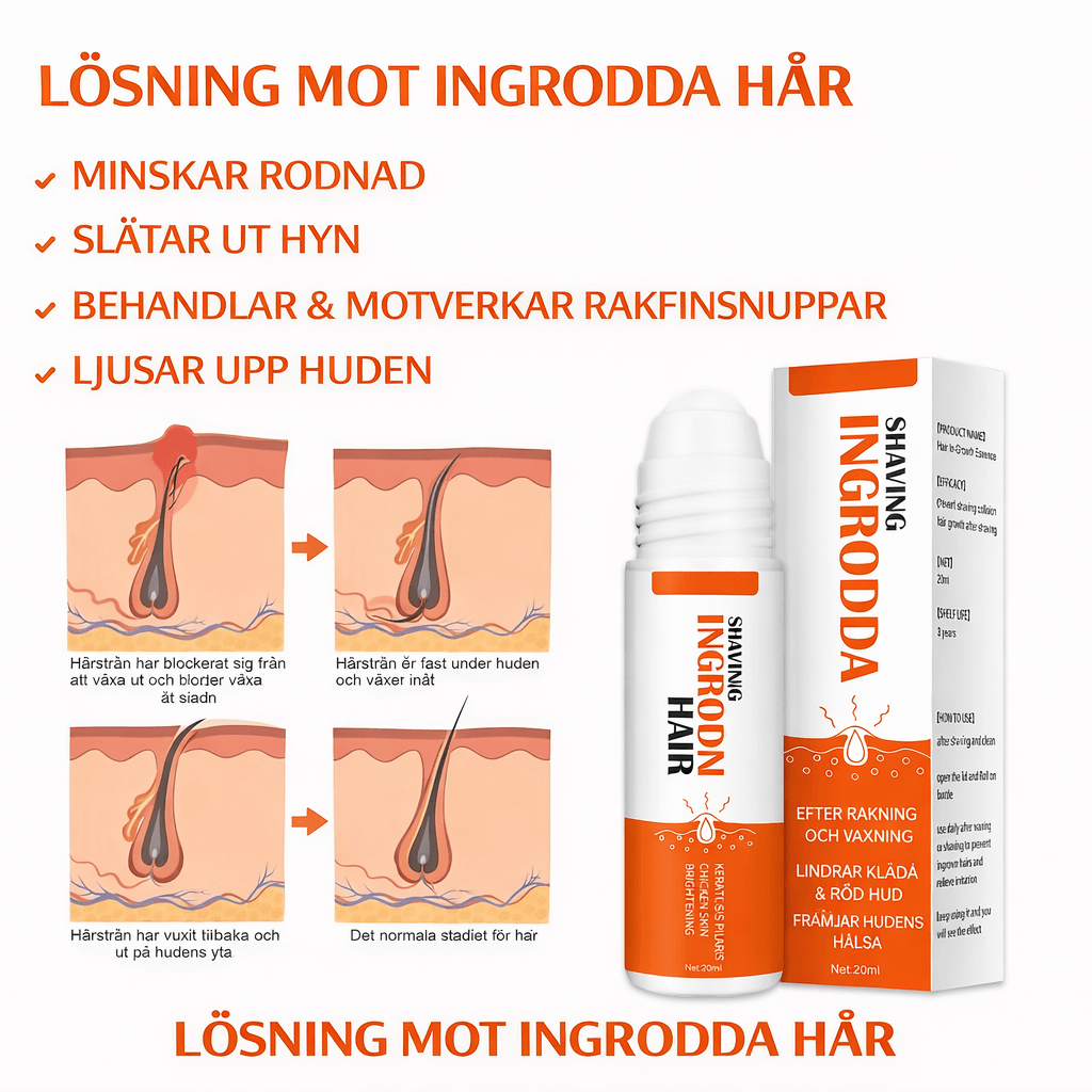 SilkRelief – After Shave Hudvård mot Inåtväxande Hår & Rakirritation