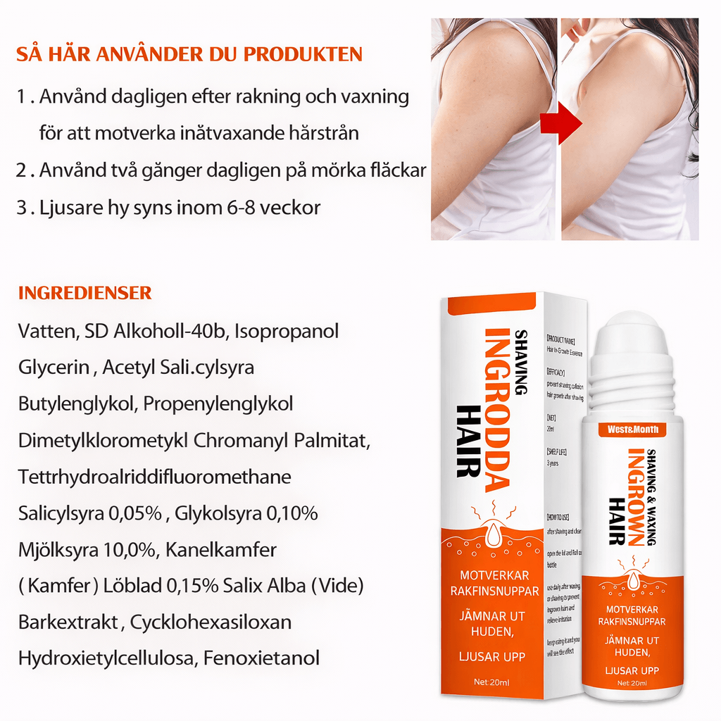 SilkRelief – After Shave Hudvård mot Inåtväxande Hår & Rakirritation