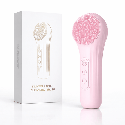 SonicGlow – Elektrisk Ansiktsrengjøringsbørste med Sonic-Vibrasjon og IPX7 Vanntett Design