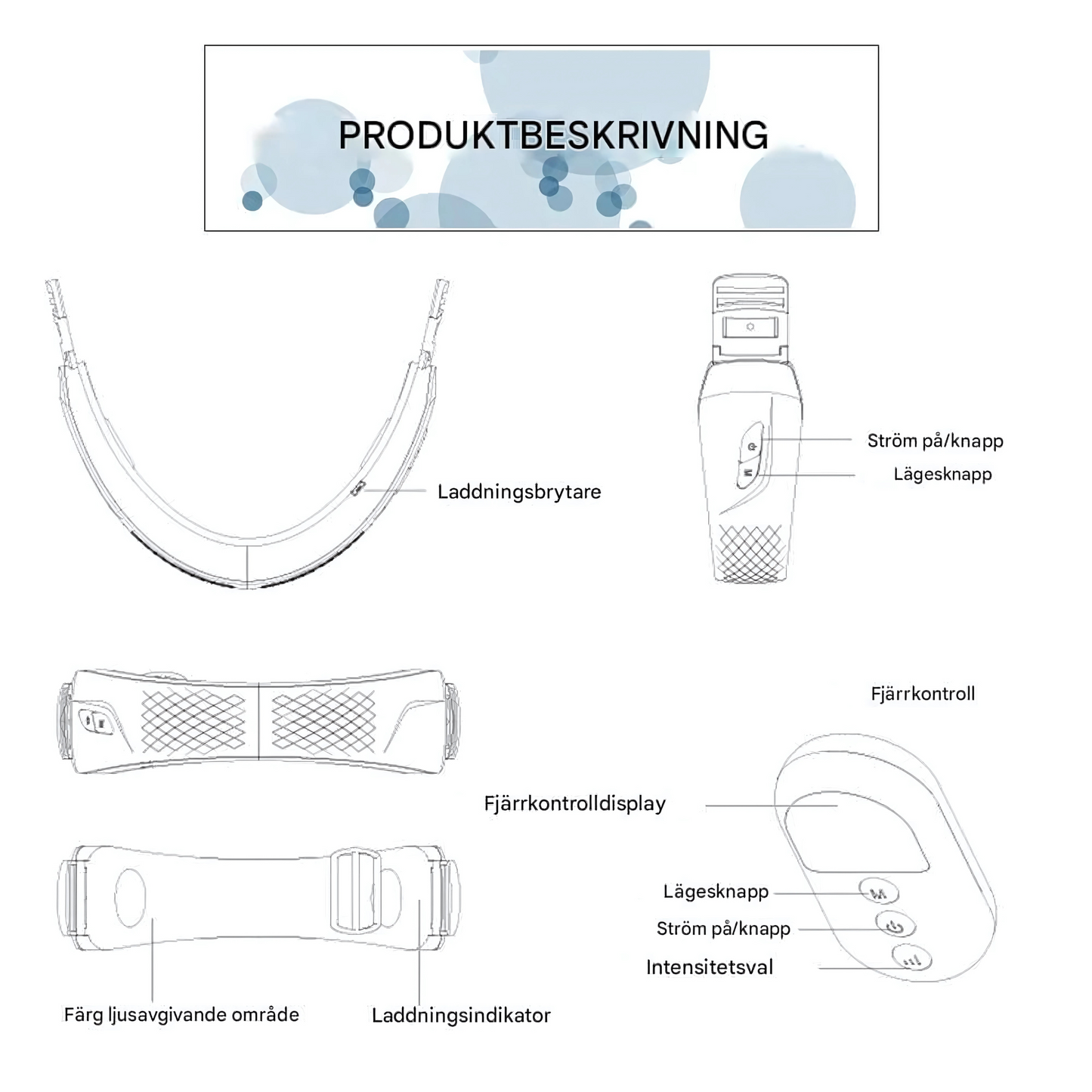 NuraLift - EMS ansiktsstimulator med LED-lys, varme og vibrasjon for oppstramming og hudforbedring
