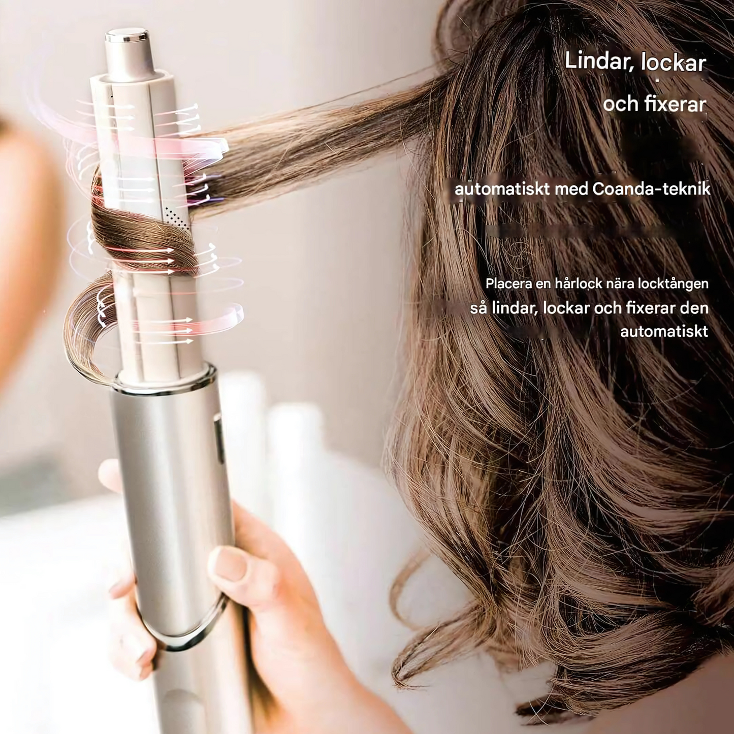SharkFlex - 5-i-1 luftstyler og hårføner | Multifunksjonell varmebevisst styling med Auto-Wrap Curlers
