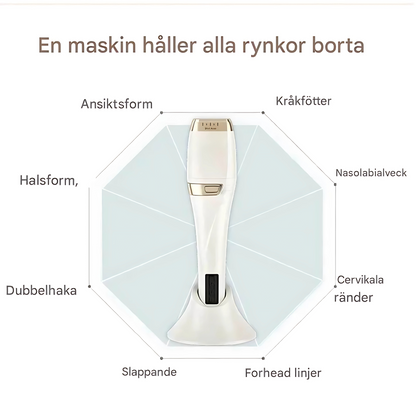 RejuLoom - Ultralydsverktøy for hudstramming og foryngelse - skånsom løfteteknikk med 7D HIFU for ansikt og hals