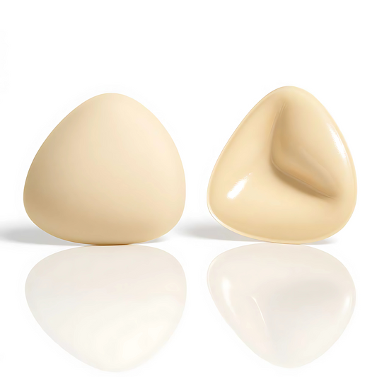 HushForm - Selvklebende push-up-innlegg med diskret løft for åpne rygger og dyp ringing
