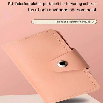 ClippaLux - Manikyr- og pedikyrsett i PU-etui | 7-delers skjønnhetssett for daglig pleie hjemme eller på reise