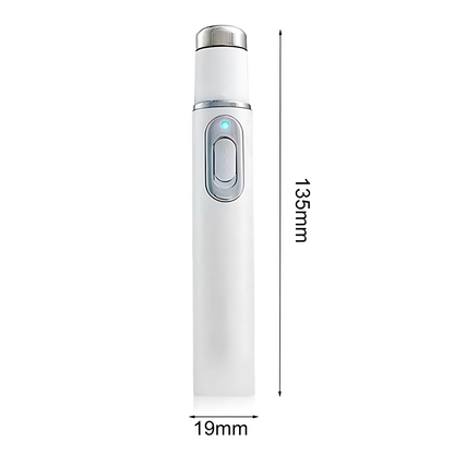 ClariBeam - Blue Light Pen for hudpleie | LED-behandling for ujevnheter, rødhet og hudtekstur