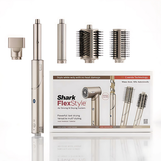 SharkFlex - 5-i-1 luftstyler og hårføner | Multifunksjonell varmebevisst styling med Auto-Wrap Curlers
