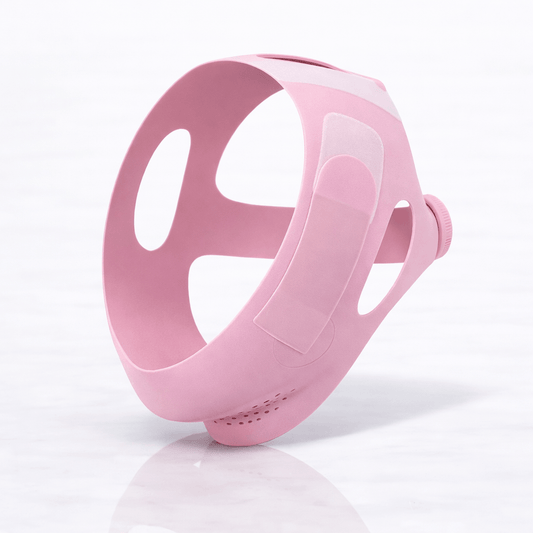 VShapeLift – V-Line Ansiktsbandage för Haka & Käklinje, Justerbart Face Shaping Band i Andningsbart Ice Silk-material