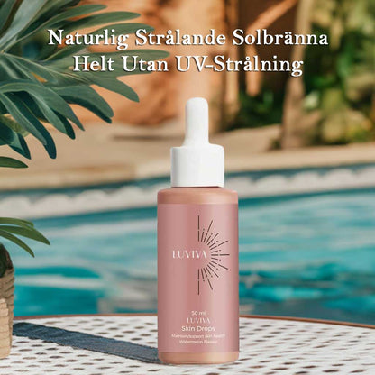 TanVera – Brun Utan Sol Droppar för Inre Lyster | Naturlig Solkysst Hud Utan UV