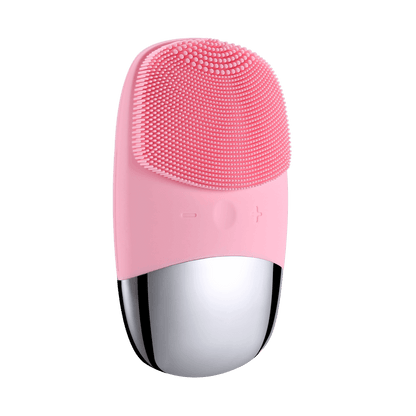 LumiBrush – Rechargeable & Portable Silicone Facial Cleansing Brush with Ultrasonic Vibration